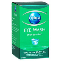 Optrex Eye Wash with Eye Bath 110ml